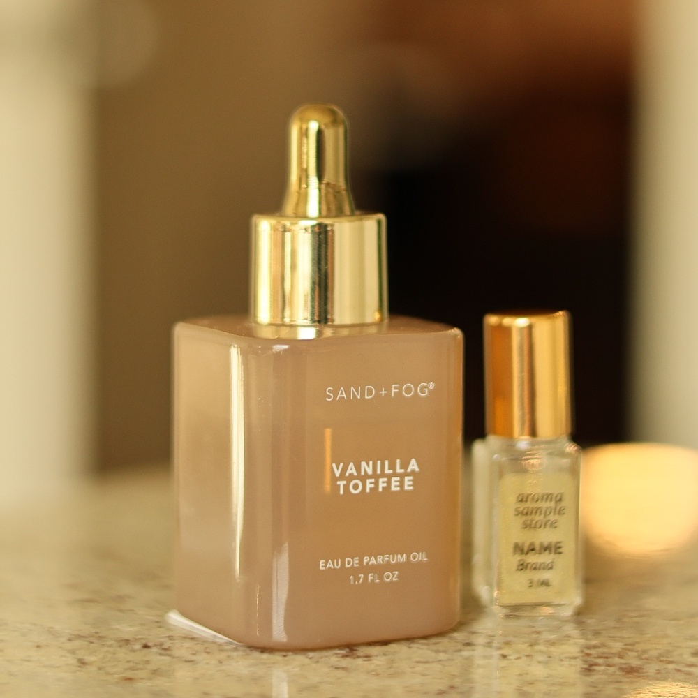Sand + Fog Vanilla Toffee Fragrance Oil Sample | 3 ml | Sweet Gourmand Vanilla